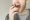 man eating apple