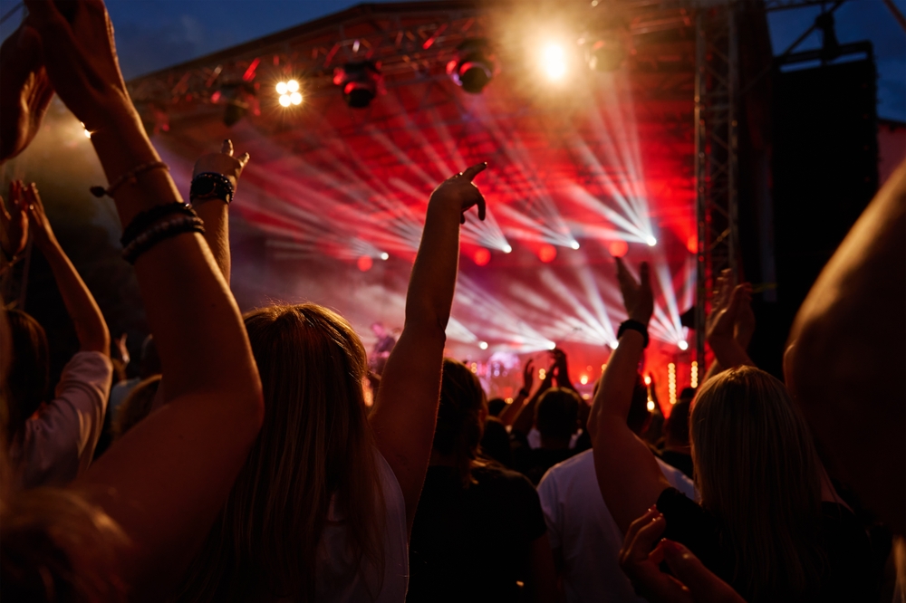 crowd at concert